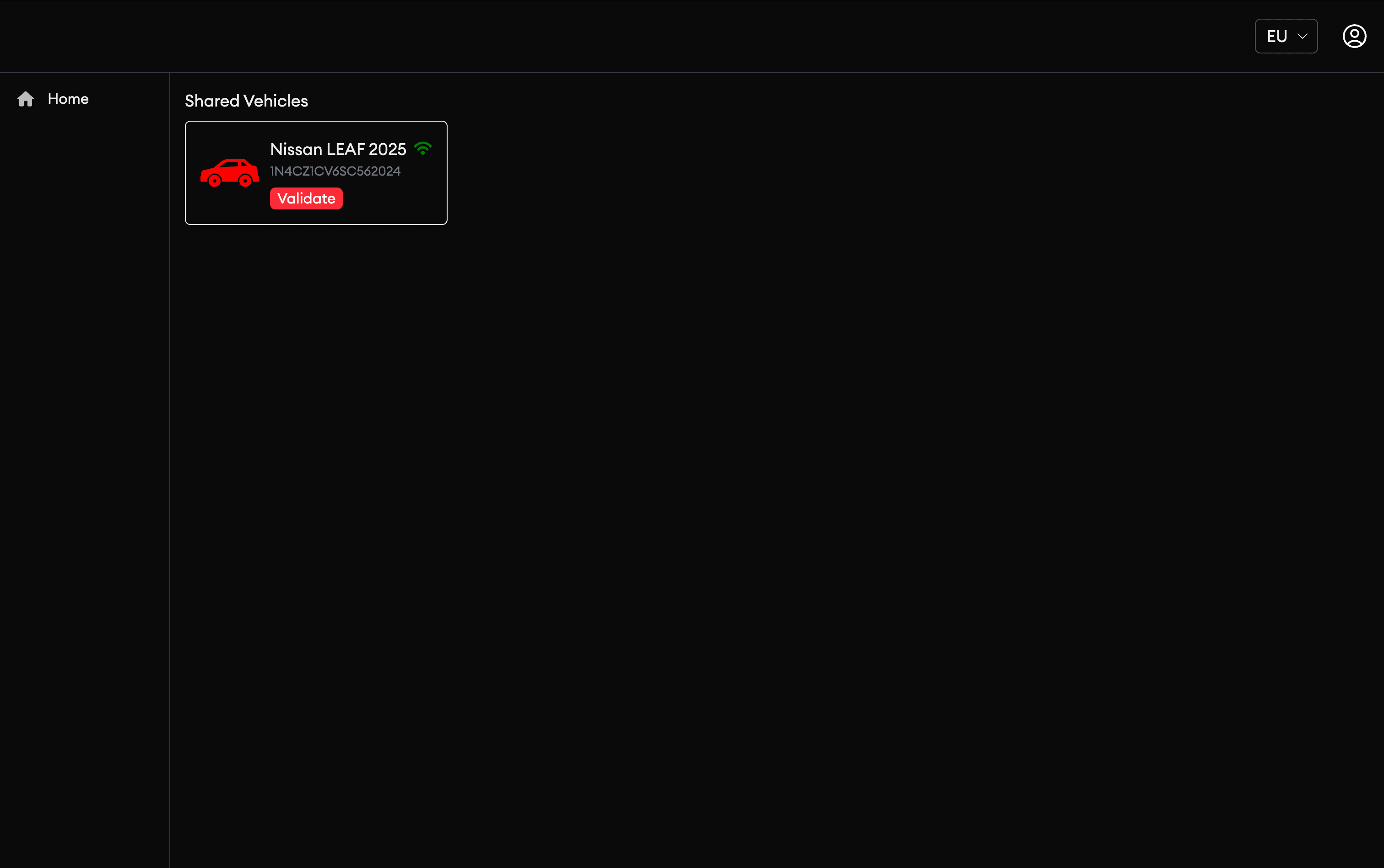 Validation dashboard